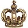 3_Royals Copper and Gold 6 3/4" High Crown Sculpture