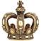 Royals Copper and Gold 6 3/4" High Crown Sculpture