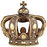 4_Royals Copper and Gold 6 3/4" High Crown Sculpture more views