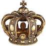 5_Royals Copper and Gold 6 3/4" High Crown Sculpture more views