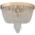 Royalton 18 1/4" Wide Aged Brass Ceiling Light