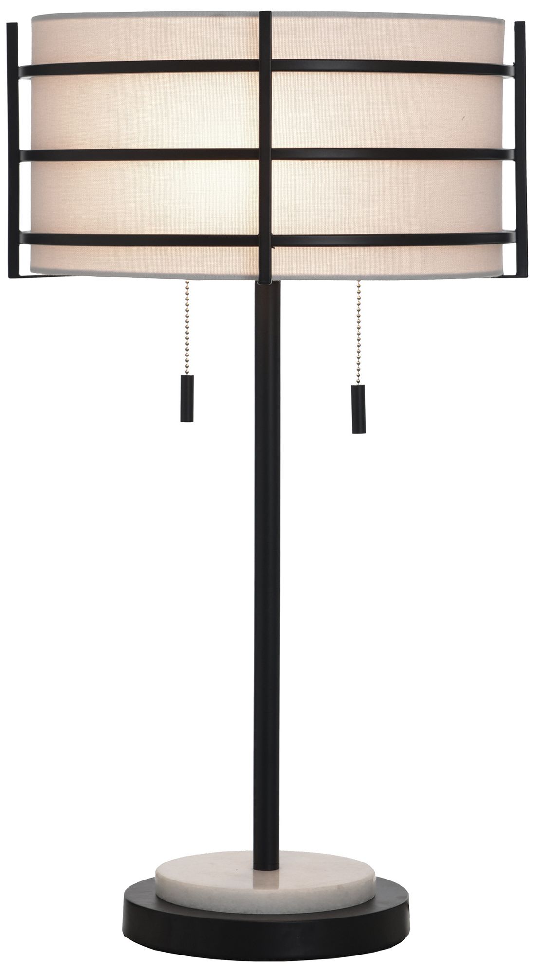 Image 3 Royce 25" High Zammel Table Lamp with White Shade more views