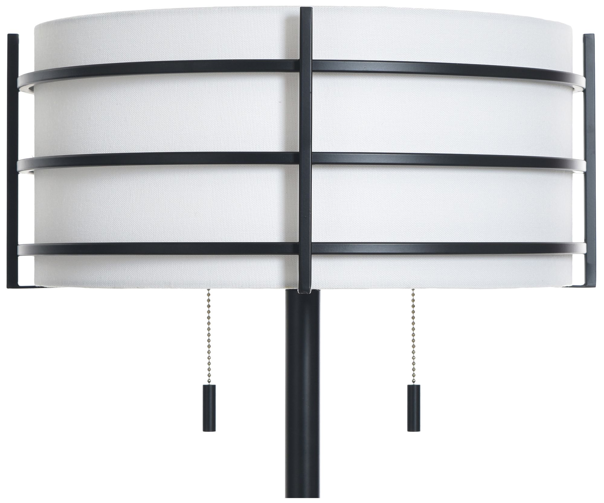 Image 6 Royce 63" High Zammel Floor Lamp with White Shade more views