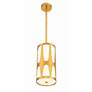 4_Royston 1 Light Antique Gold Pendant more views