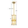 5_Royston 1 Light Antique Gold Pendant more views