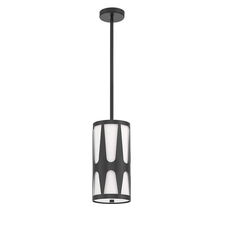 Image 2 Royston 1 Light Black Pendant more views