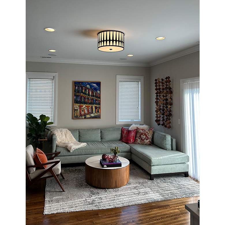Image 6 Royston 3 Light Black Ceiling Mount more views