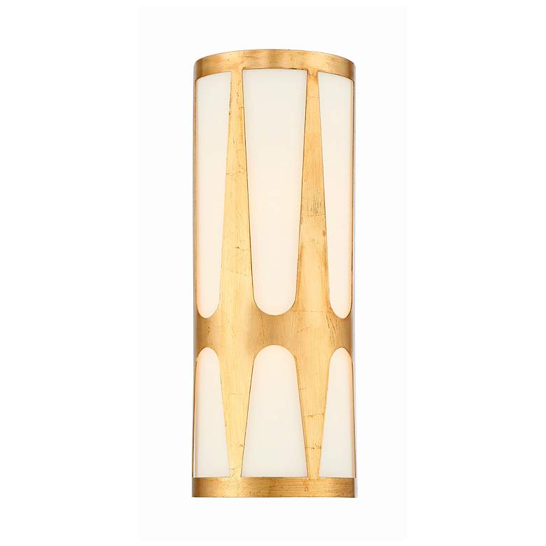 Image 1 Royston integrated LED antique gold sconce