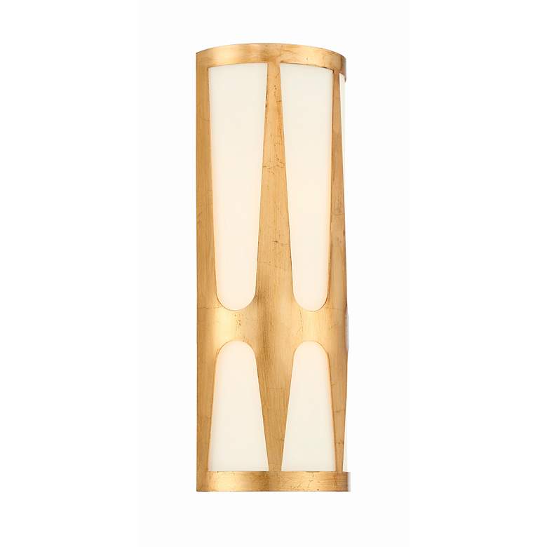 Image 2 Royston integrated LED antique gold sconce more views