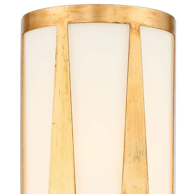 Image 4 Royston integrated LED antique gold sconce more views