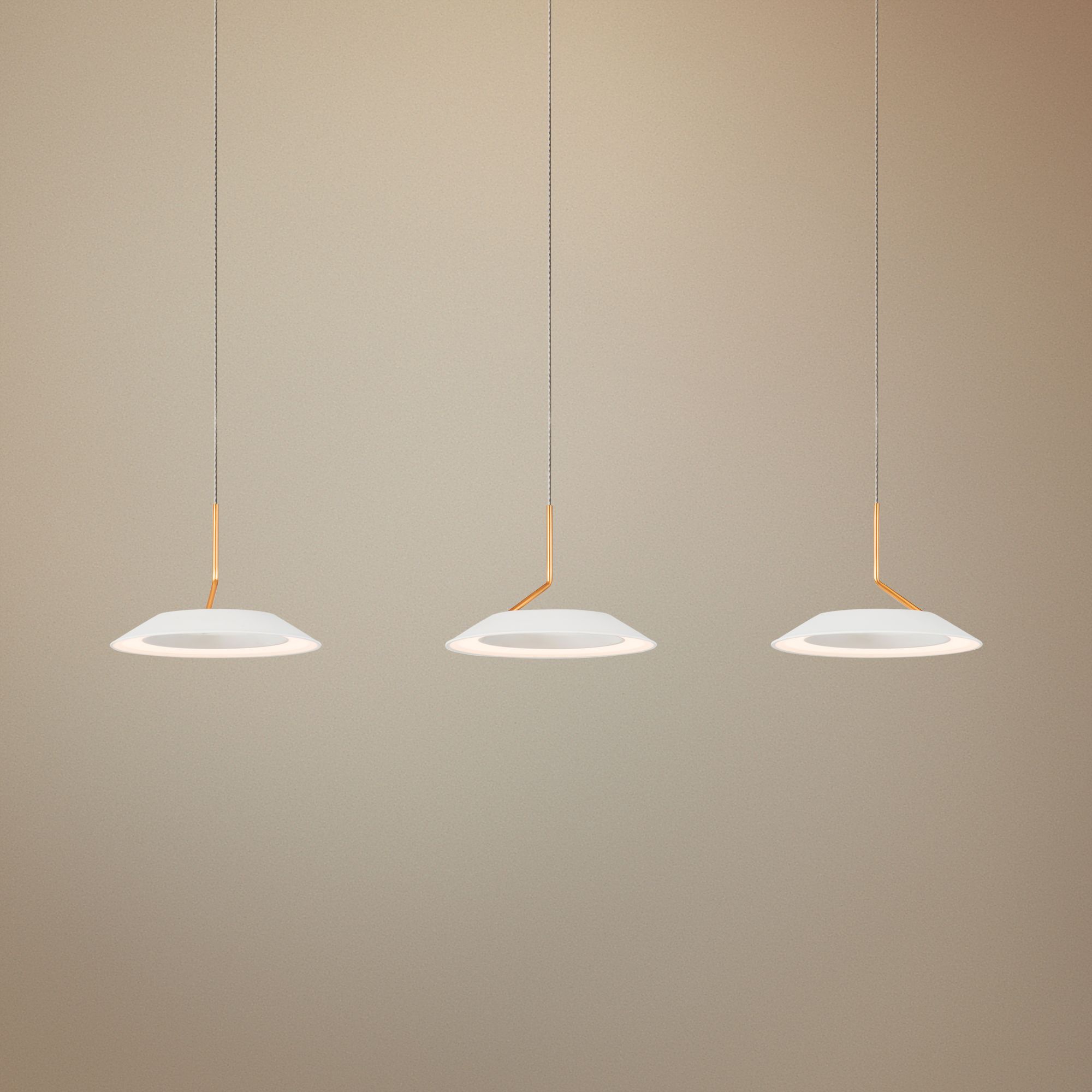 3 light linear pendant