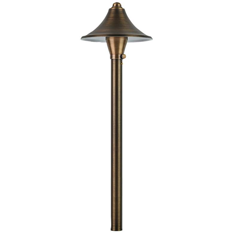 Image 2 Rozel 21" High Natural Brass LED Landscape Path Light