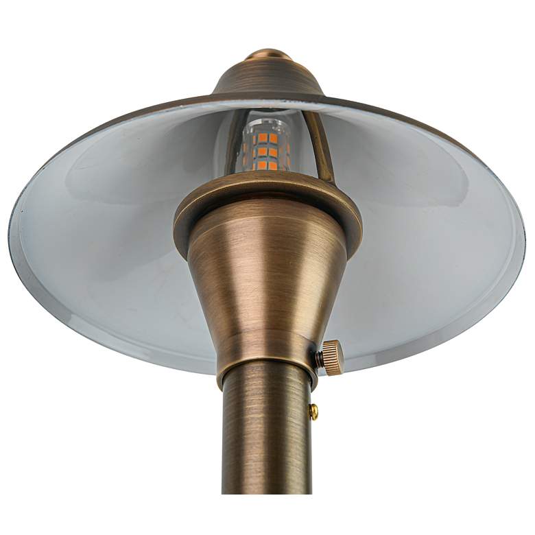 Image 3 Rozel 21" High Natural Brass LED Landscape Path Light more views