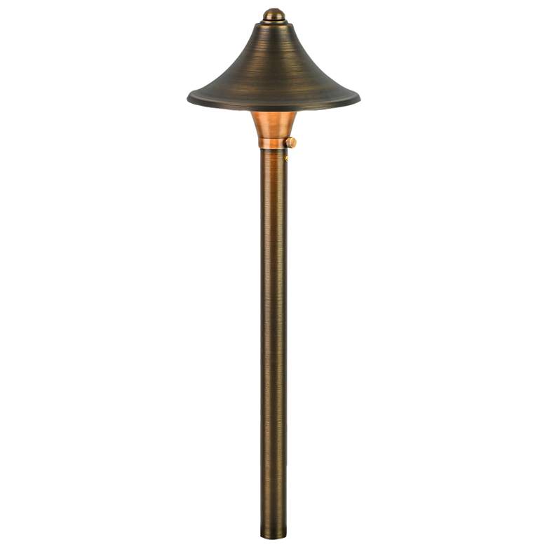Image 4 Rozel 21" High Natural Brass LED Landscape Path Light more views