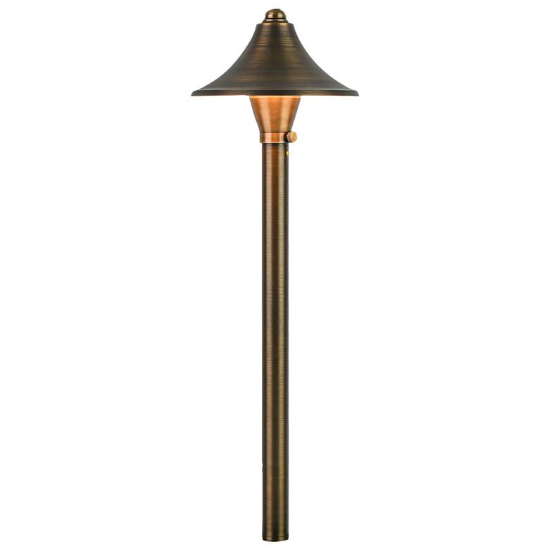 Image 4 Rozel 21 inch High Natural Brass LED Landscape Path Light more views