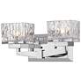 2_Rubicon 6 1/2" High Chrome 2-Light Wall Sconce