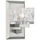Rubicon 8 3/4" High Brushed Nickel LED Wall Sconce