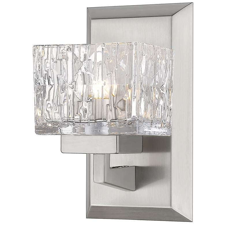 Image 1 Rubicon by Z-Lite Brushed Nickel 1 Light Wall Sconce