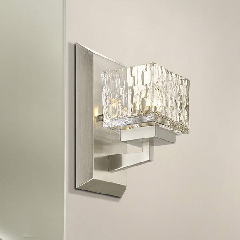 Image 1 Rubicon by Z-Lite Brushed Nickel 1 Light Wall Sconce