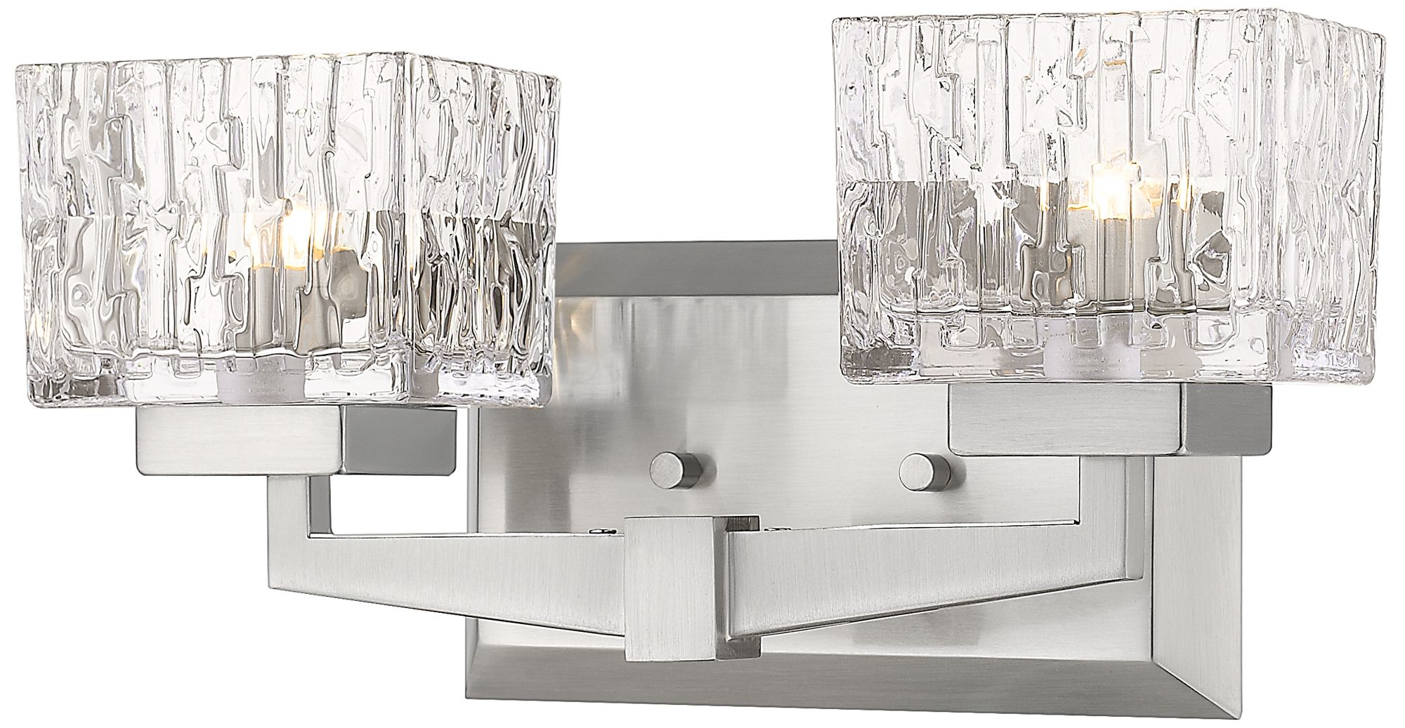 Rubicon by Z-Lite Brushed Nickel 13.5 inch 2 Light Vanity