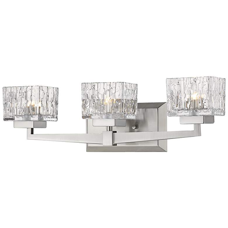 Image 2 Rubicon by Z-Lite Brushed Nickel 3 Light Vanity