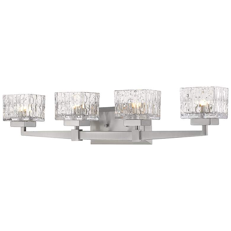 Image 1 Rubicon by Z-Lite Brushed Nickel 4 Light Vanity