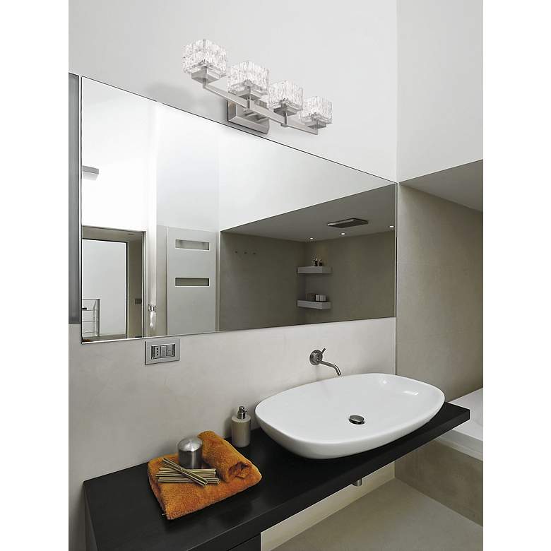 Image 2 Rubicon by Z-Lite Brushed Nickel 4 Light Vanity more views