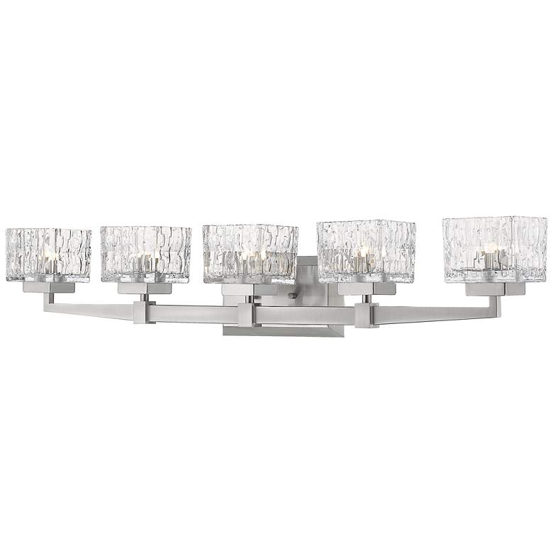 Image 1 Rubicon by Z-Lite Brushed Nickel 5 Light Vanity