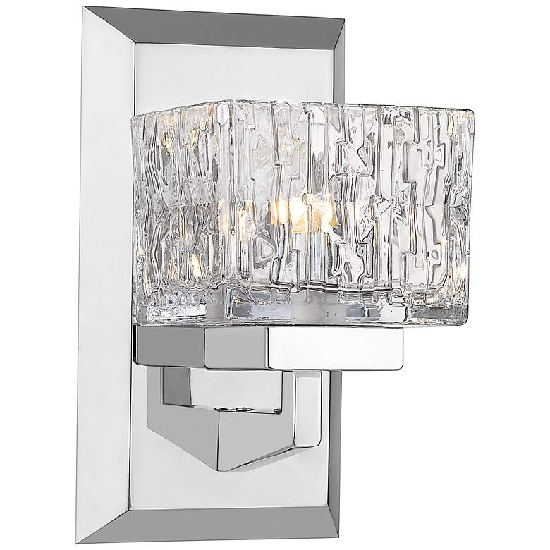 Image 2 Rubicon by Z-Lite Chrome 1 Light Wall Sconce