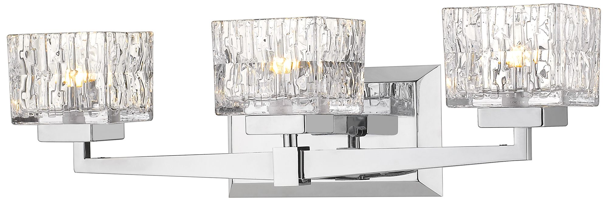 Rubicon by Z-Lite Chrome 22 inch 3 Light Vanity