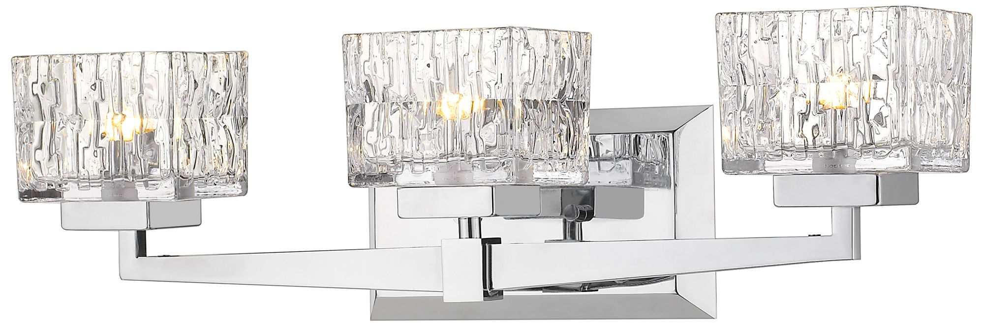 Rubicon by Z-Lite Chrome 22 inch 3 Light Vanity