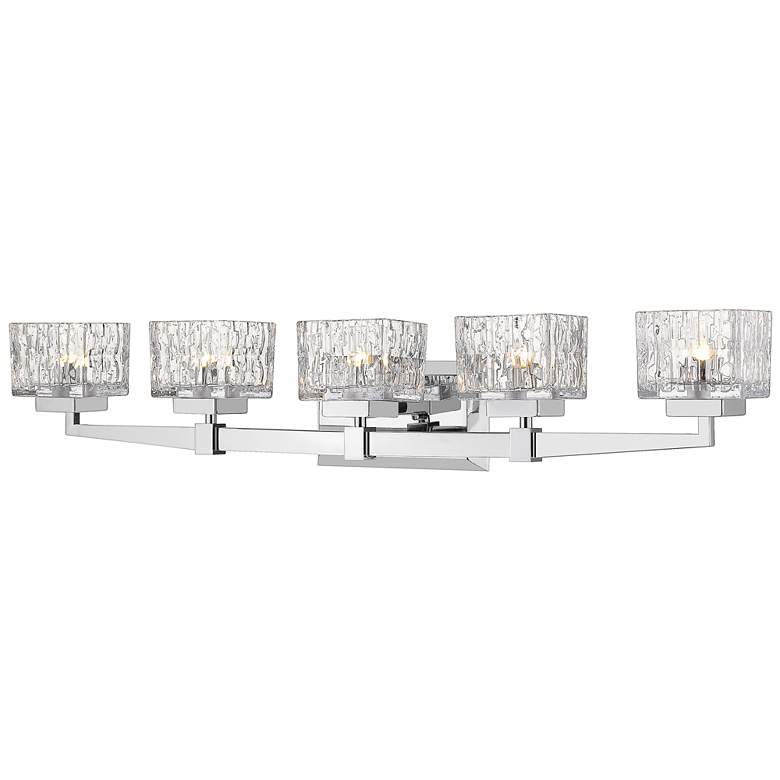 Image 1 Rubicon by Z-Lite Chrome 36 inch 5 Light Vanity