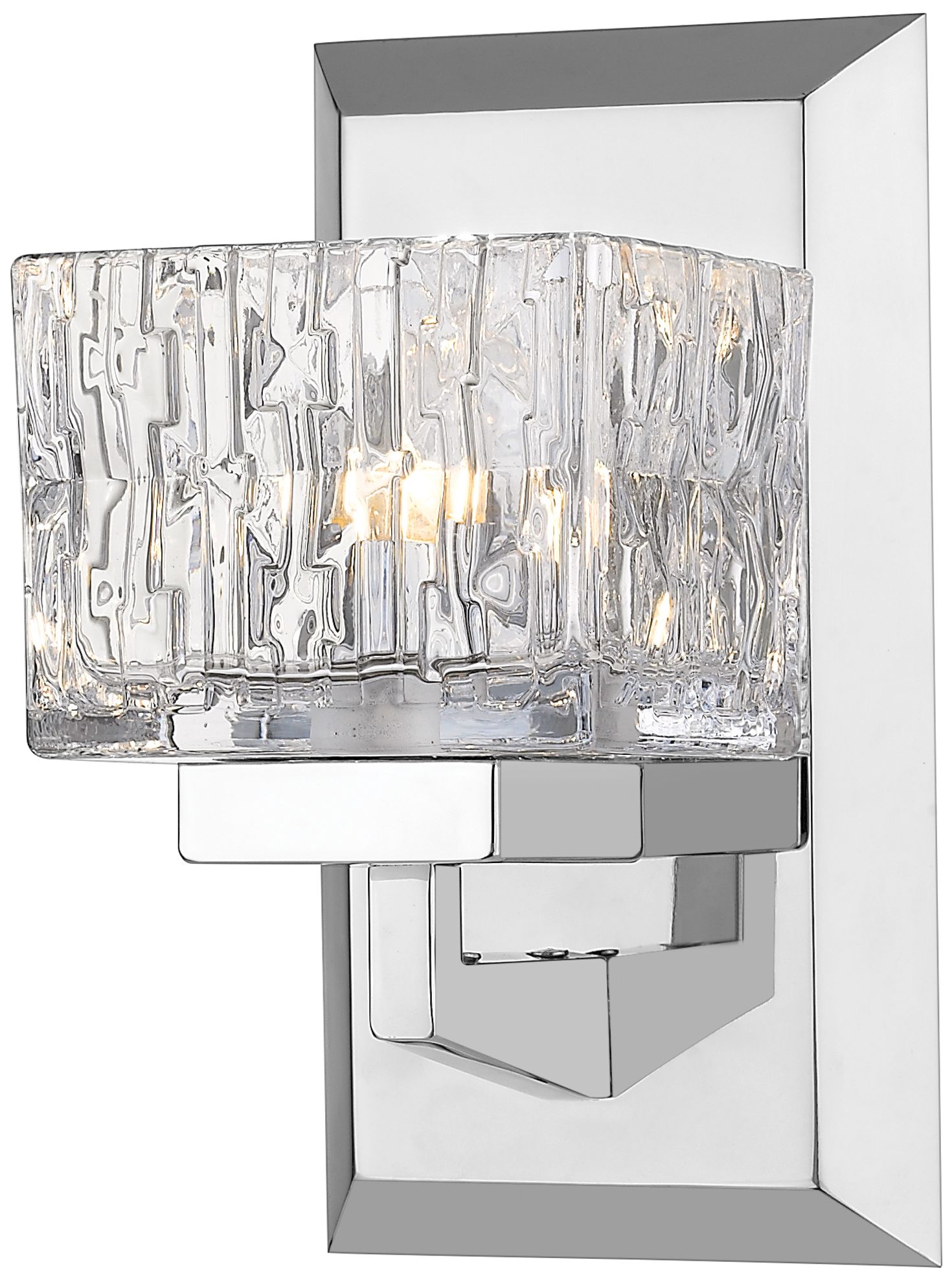 Rubicon by Z-Lite Chrome 4.75 inch 1 Light Wall Sconce