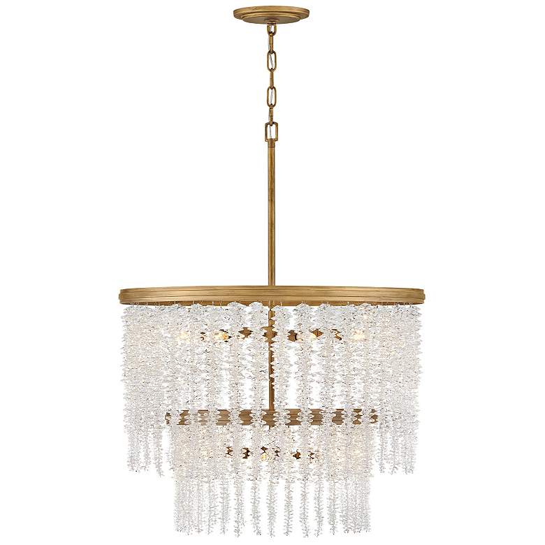 Image 1 Rubina 26" Wide Burnished Gold 2-Tier Pendant Light