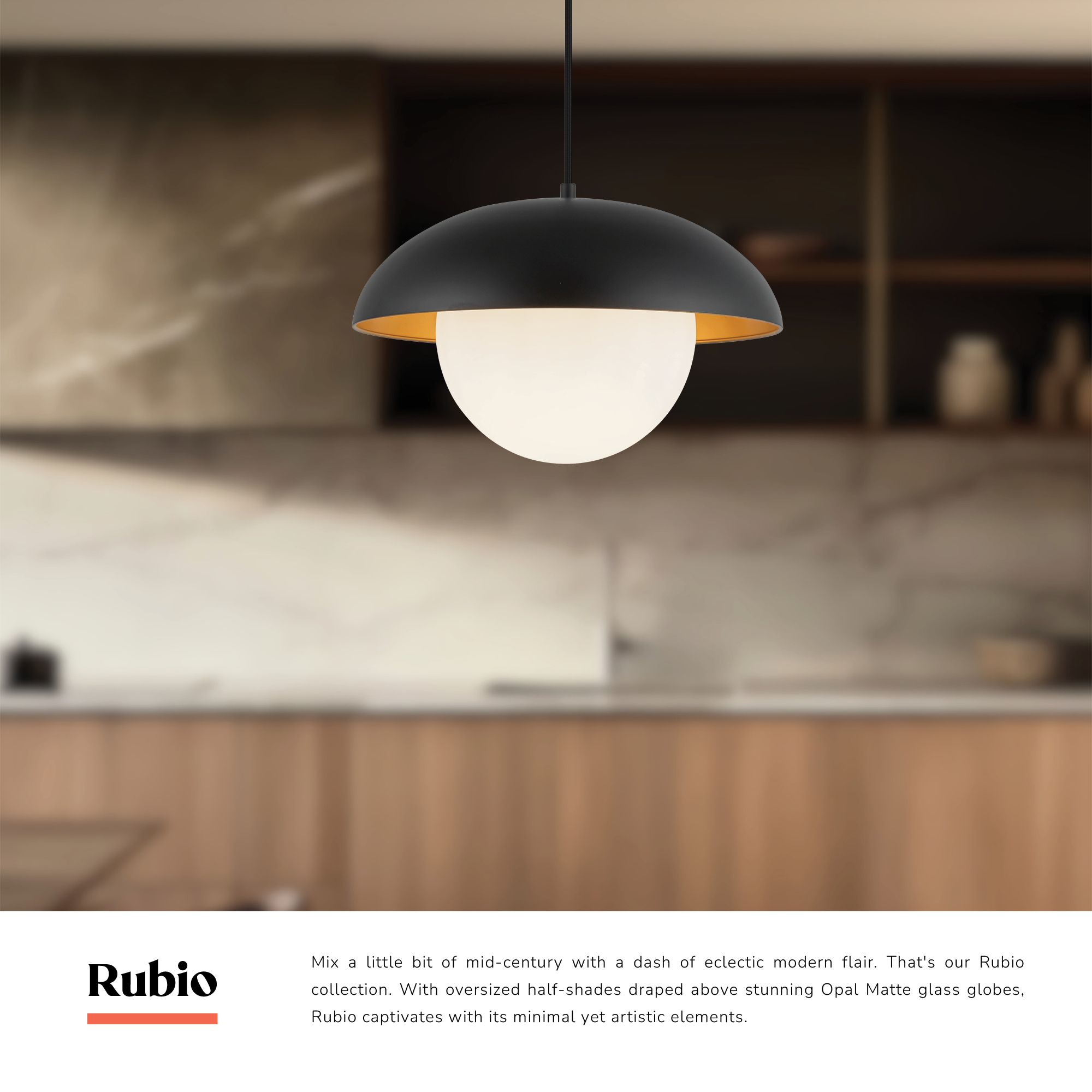 Image 3 Rubio 16" Wide Aged Gold Pendant Light more views