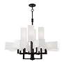 6_Rubix 12 Light Black Extra Large Foyer Chandelier more views