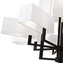 7_Rubix 12 Light Black Extra Large Foyer Chandelier more views