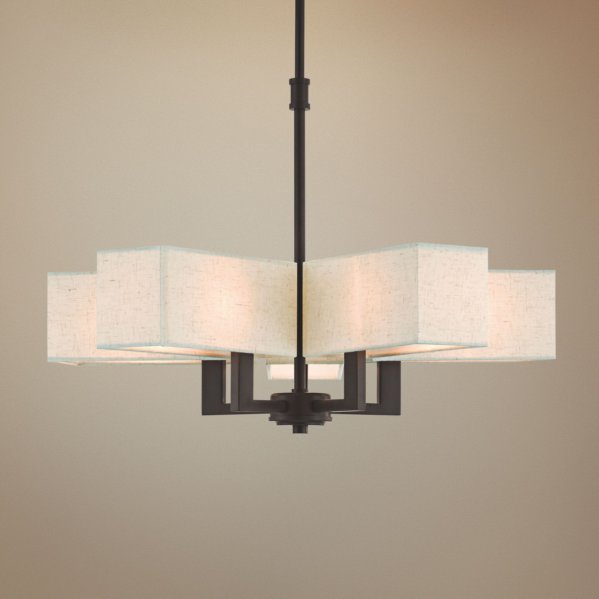 lamps plus rectangular chandelier