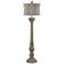 Ruby Taupe Twisted Column Floor Lamp