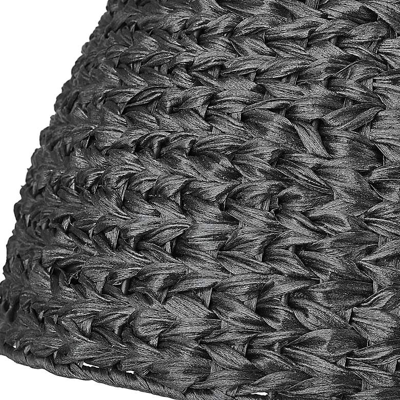 Image 3 Rue 17 1/2" High Natural Black 3-Light Outdoor Hanging Light more views