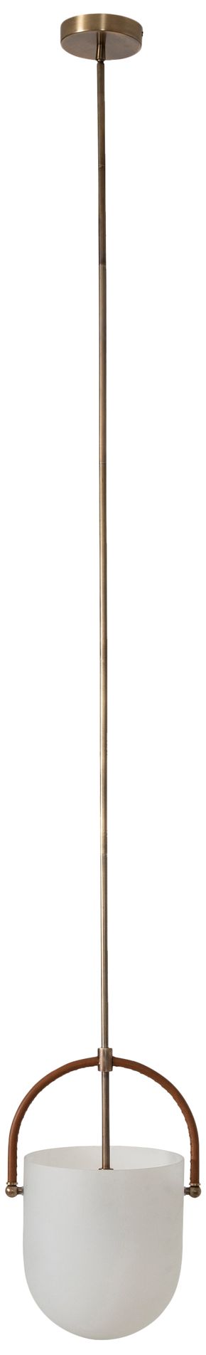 Image 3 Rue 4" Length Ceiling Fixture, Walnut more views