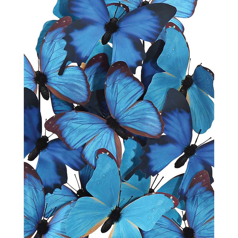 Image 2 Rue de Bac Blue Butterflies Decorative Object more views