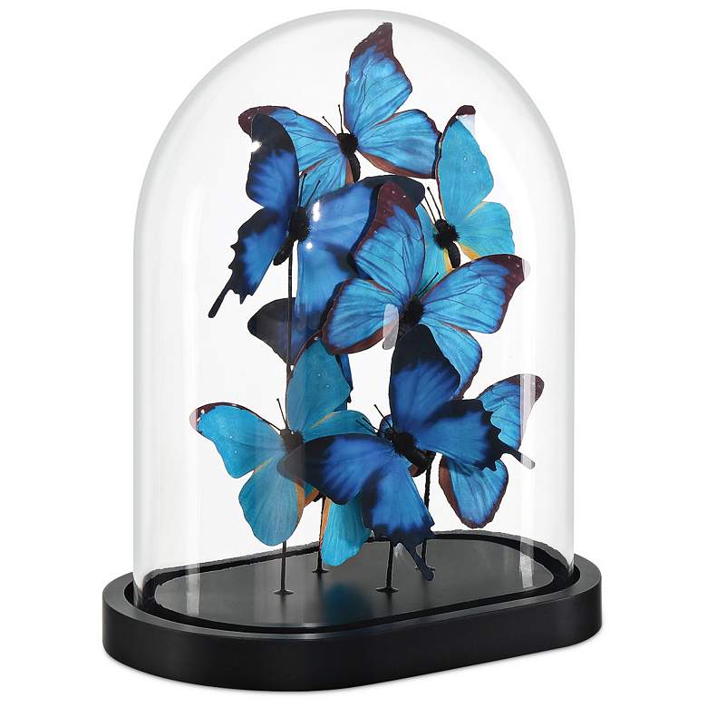 Image 4 Rue de Bac Blue Butterflies Decorative Object more views