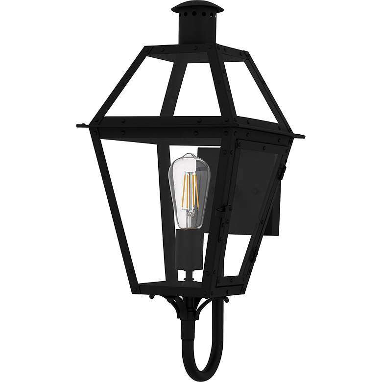 Image 2 Rue De Royal 1-Light Earth Black Outdoor Wall Lantern more views