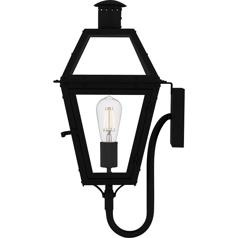 Image 4 Rue De Royal 1-Light Earth Black Outdoor Wall Lantern more views