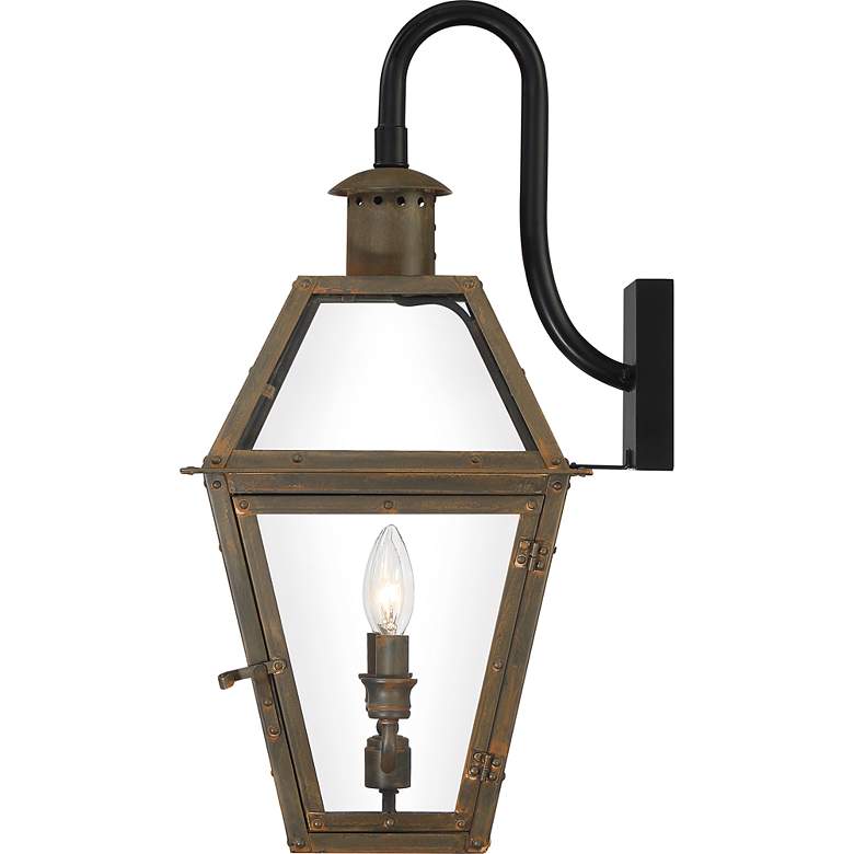 Image 3 Rue De Royal 22 1/2"H Aged Copper 2-Light Outdoor Wall Light more views
