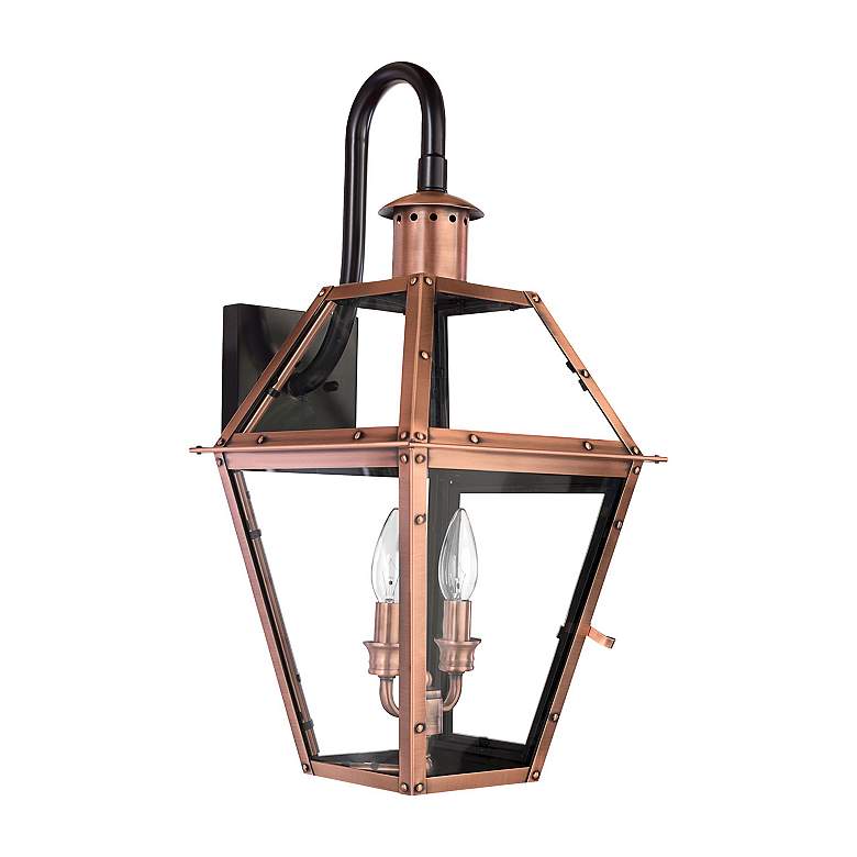 Image 2 Rue de Royal 22" High Downbridge Arm Outdoor Wall Light more views