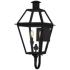Rue de Royal 23 1/2"H Earth Black 2-Light Outdoor Wall Light