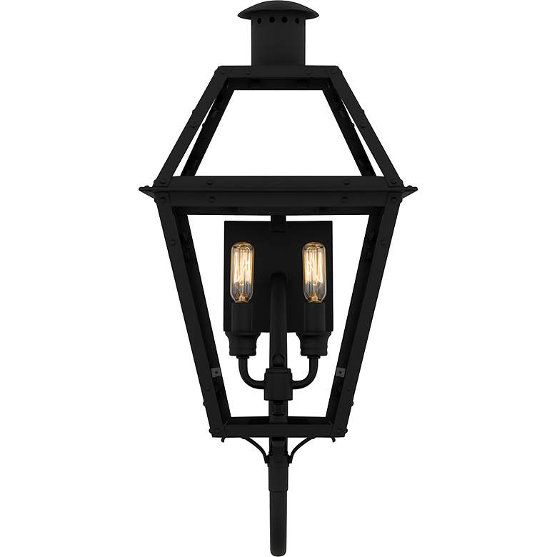 Image 3 Rue de Royal 23 1/2"H Earth Black 2-Light Outdoor Wall Light more views