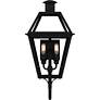 3_Rue de Royal 23 1/2"H Earth Black 2-Light Outdoor Wall Light more views